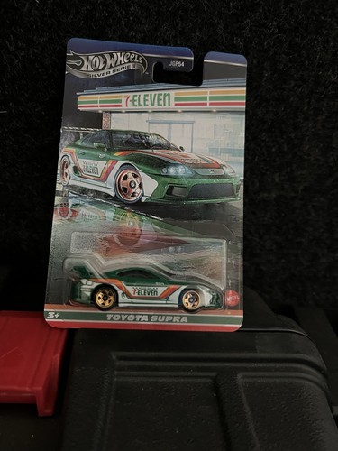 Hot Wheels Toyota Supra Silver Series - Édition Exclusive 7-Eleven, échelle 1/64