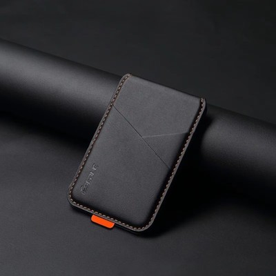 MagSafe Wallet RFID Schutz Magnetisch Kartenhalter Ständer Klappbar Kunstleder
