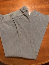 Jack Victor Montreal Men's Dress Pants Gray Plaid 32x32