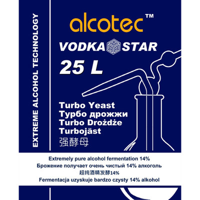 Alcotec Vodka Star  Turbo Homebrew Spirit Distilling Yeast Brewing