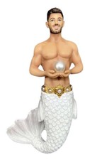 December Diamonds 55-55494 June Pearl Merman Ornament 4.5 Inches New Size 