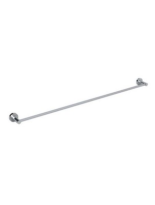 Meir 900mm Round Single Towel Rail Chrome MR01-SR90-C