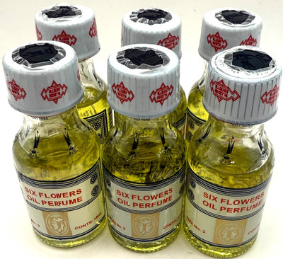 SIX FLOWERS Perfume Oil 18ml, 6 Pieces