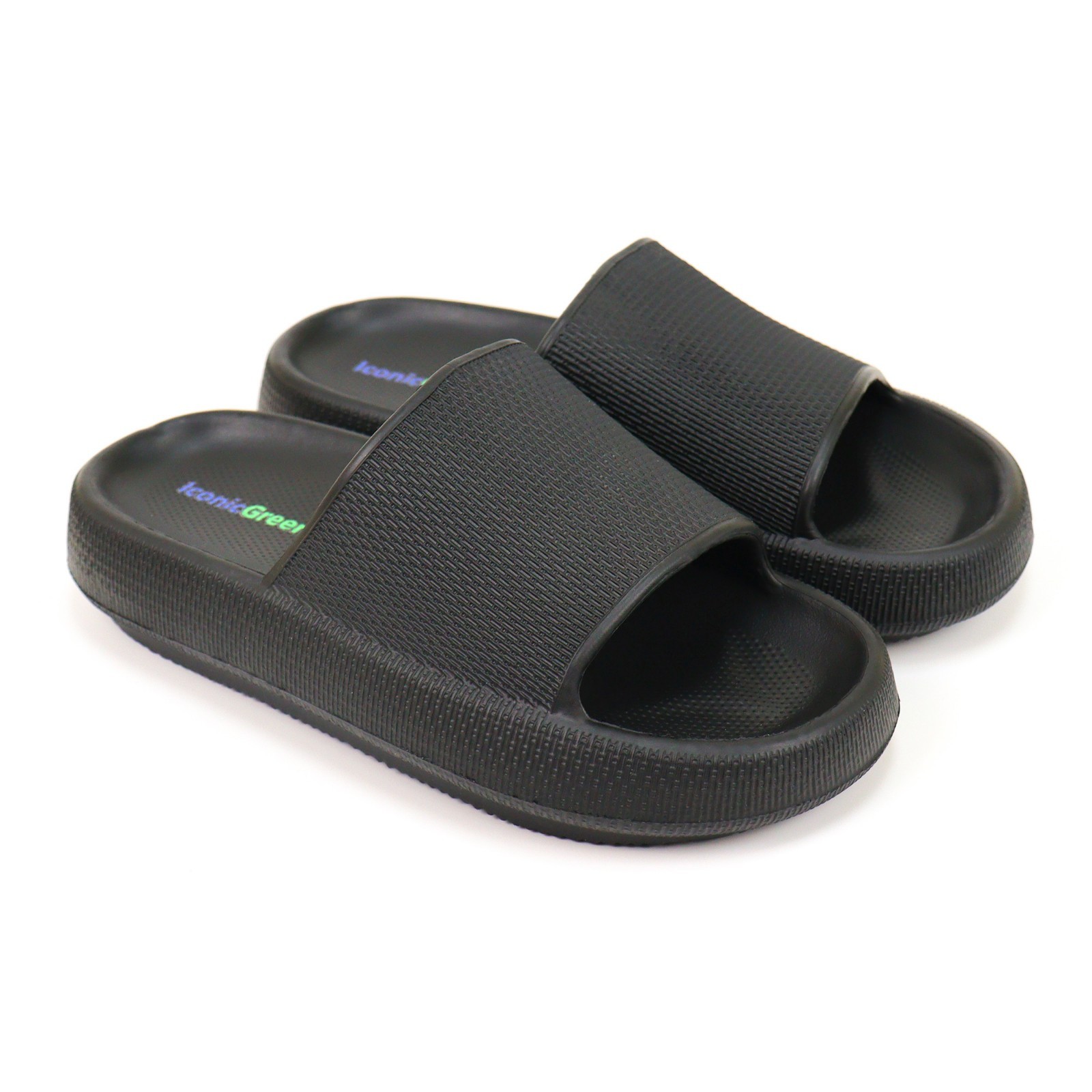 SAOLA Ciabatte con cuscino casa scivoli sandali doccia estremamente comode imbottite suola spessa