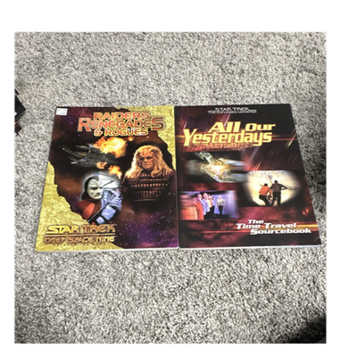 Star Trek RPG Raiders Renegades Rogues & All Our Yesterdays Sourcebooks
