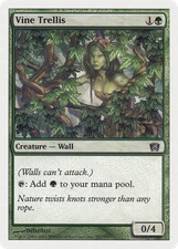 Vine Trellis #287 (MP) 8th Edition 8ED Magic MTG