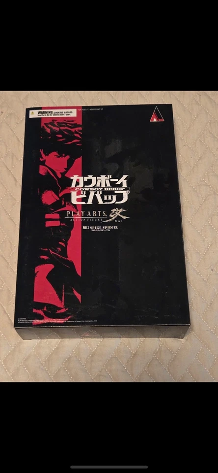 Boneco de ação Cowboy Bebop Play Arts Kai Spike Spiegel nº 1 Square Enix raro - Imagem 3 de 3