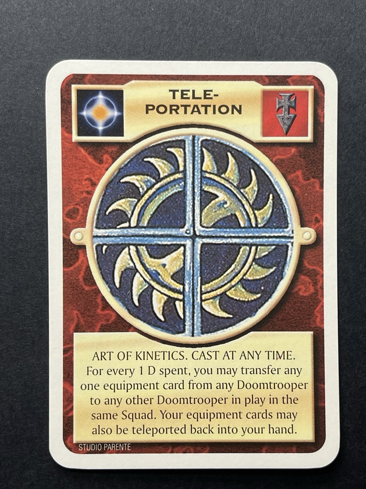 Doomtrooper CCG Unlimited Teleportation Card Mutant Chronicles 1995