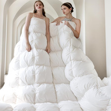 King Size Goose Down Comforter - Ultra Soft All Season Duvet Insert