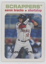 2020 Topps Heritage Minor League Edition White 19/50 Aaron Bracho #74 11if
