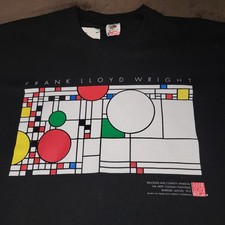 This Vintage 1993 Frank Lloyd Wright Balloons and Confetti T-Shirt Size XL