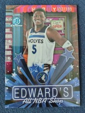Anthony Edwards 2025-26 Bowman Chrome /199 HS-14 Timberwolves Hobby Stars Insert