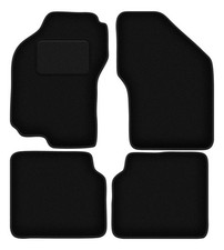 Fußmatten Automatten Velours Schwarz für Fiat Bravo 1995-2001 4-tlg