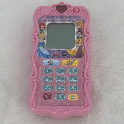 Rare VTech Disney Princess Pink Magical Smart Phone Slide, Play & Learn Toy