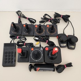 VTG Sears ATARI CX-2600 A VCS Consle +33 Games & Extra Controllers - Wood Grain