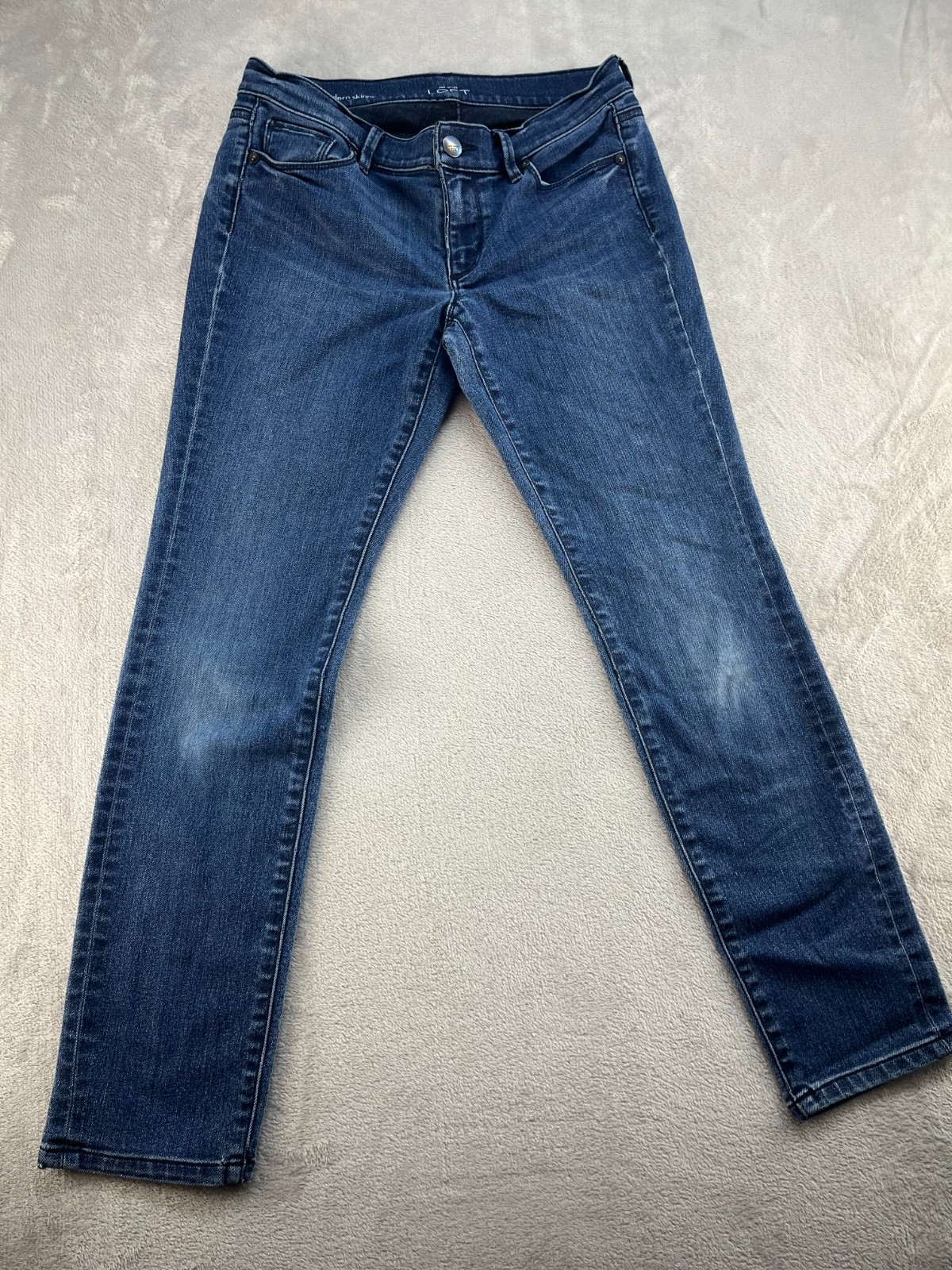 Ann Taylor The Loft Modern Skinny Denim Jeans 28/6 P Blue Casual