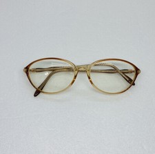 Vintage Women s Celluloid Acetate Glasses Frame 48-12-130 Brown Unique Style 00