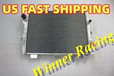 Aluminum Radiator For Audi RS2 B4 ADU 2.2 L Turbo With AUX pipe 1994-1995 40MM