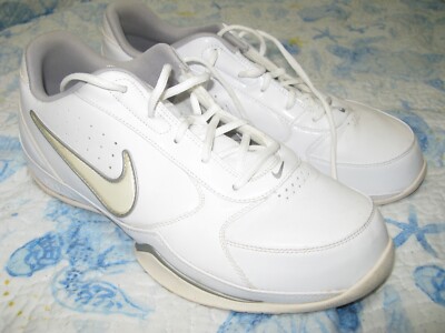 Nike white Air Court Leader low size 14