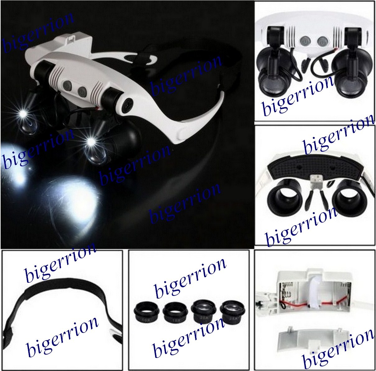 Lunette loupe LED grossissement 25x pour nettoyer vos trouvailles