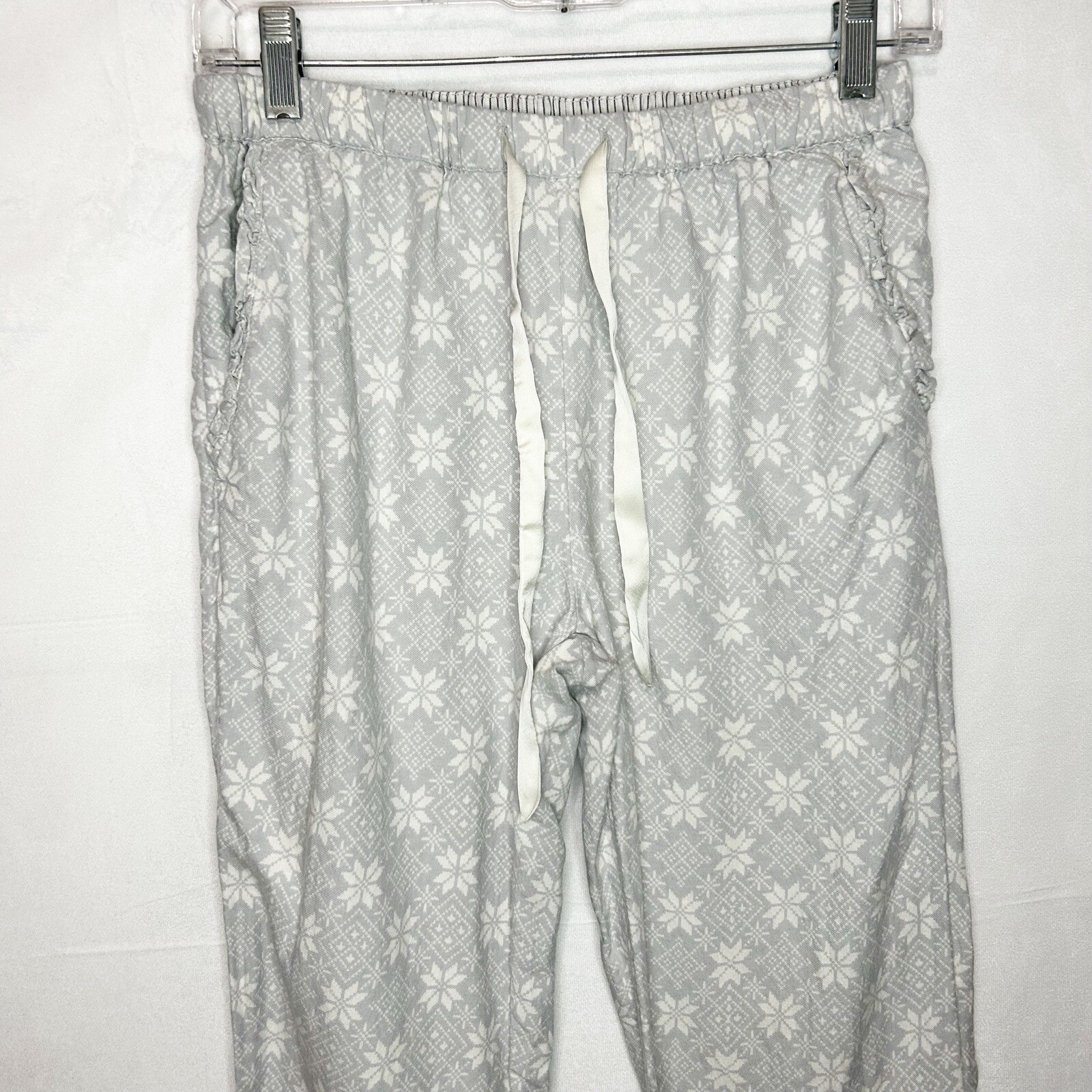 Soft Surroundings Gray Devine Flannel Pajama Loun… - image 11