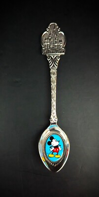 Vintage Mickey Mouse Walt Disney Disneyland Sammler Souvenir Löffel 1982