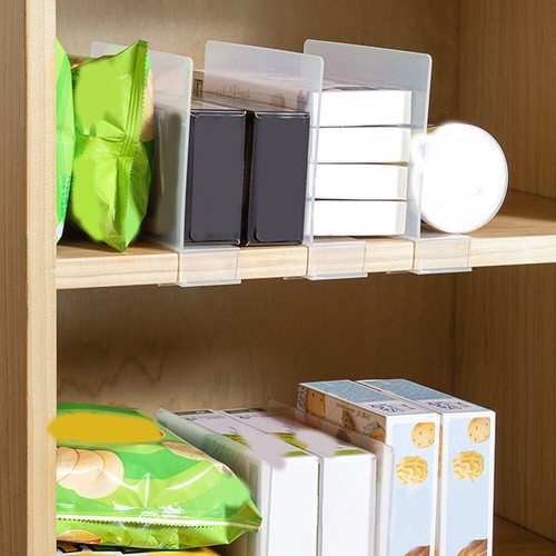 2pcs Trasparente Libreria Divisore Cucina Frigorifero Separatori per Desktop - Foto 6 di 12
