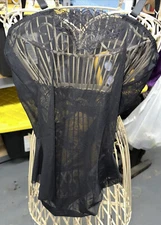 Wolford Black Bodysuit Shape Control Light Size 10