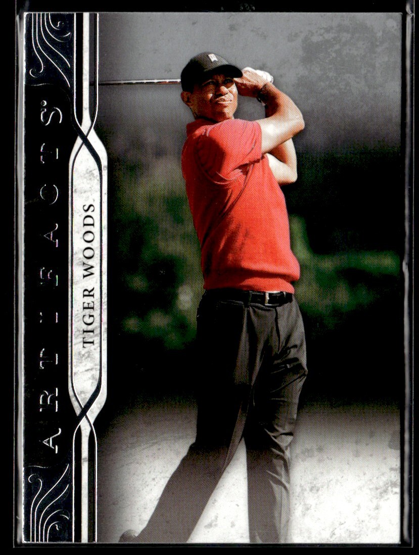 2021 UD Artifacts Golf Tiger Woods #1