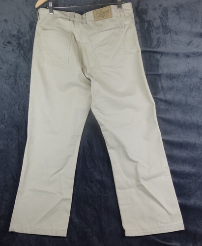 RM Williams TJ208 Beige Tan Cowboy Straight Jeans Pants Size 14 Womens - Picture 9 of 13