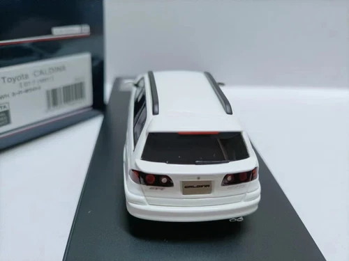 Hi story 1:43 Toyota CALDINA station Wagon Model Toyota Caldina GT-T White - Picture 5 of 6
