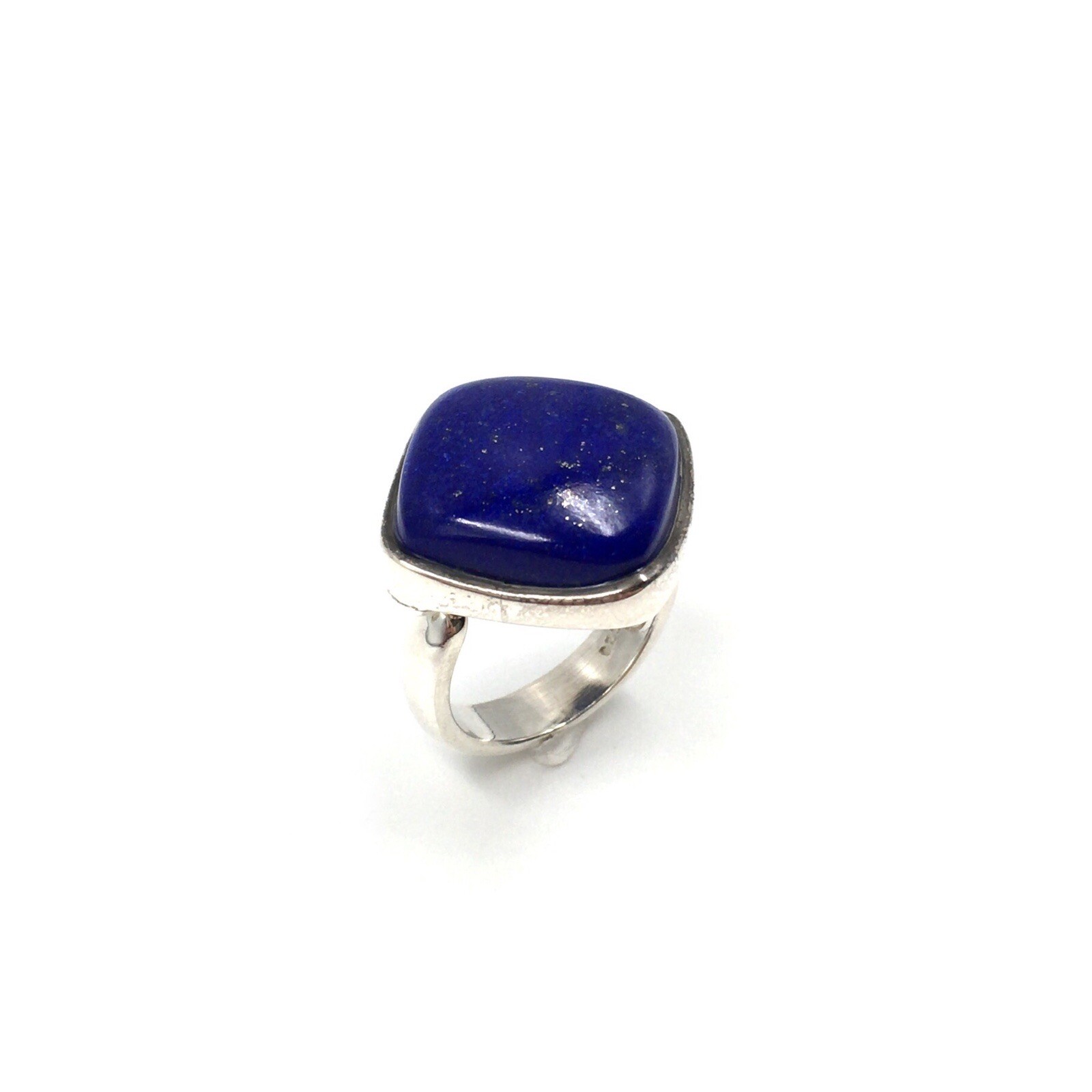 925 Silver Ring Lapis Lazuli Solid Blue Modern Je… - image 5