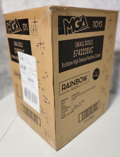 Rainbow High Closet 2021 Acrylic Storage Clothes Shoes Sealed in Factory Shipper - Imagen 7 de 7