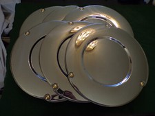 WMF Modell Maxim&acute;s de Paris Gold Satz Platzteller 6 Personen Cromargan TOP