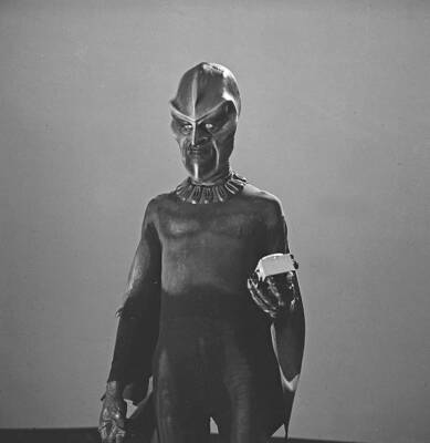 THE OUTER LIMITS Old TV photo Nightmare 1963 John Anderson As Ebonite Alien 1