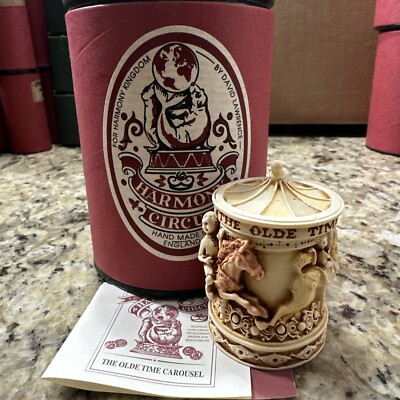 NEW Harmony Kingdom Circus ''Olde Time Carousel'' LE 208/1000 NIB Signed