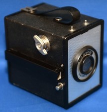 ANSCO SHUR FLASH Antique Vintage Box Film Collectible Camera USA CLEAN 