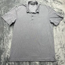 Travis Mathew Polo Shirt Mens Large Louisiana Golf Gray TPC