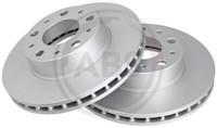 2X A.B.S. 17740 Bremsscheibe Vorne FüR CitroËN Fiat Peugeot