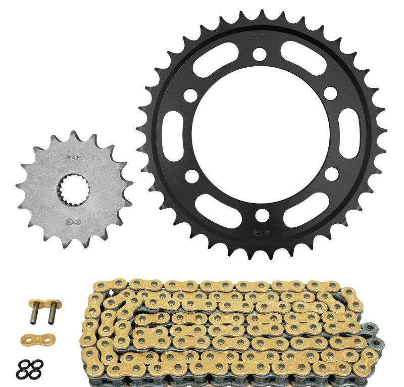 Kit chaîne Triumph 1200 Speedmaster AFAM 525 avec couronne de 37 dents et pignon de 17