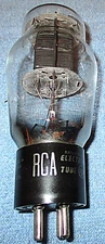 1 NOS RCA 2A3 Vacuum Tube - 1951 Vintage Dual Getter Audio Triode NICE!