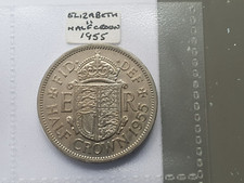1955 Queen Elizabeth II Half Crown - Beautiful Example