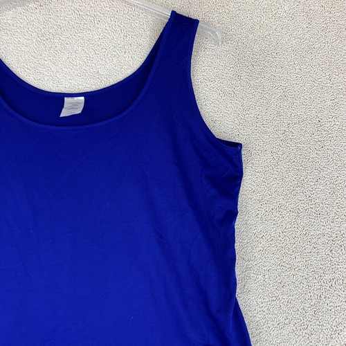 plus size royal blue tank top
