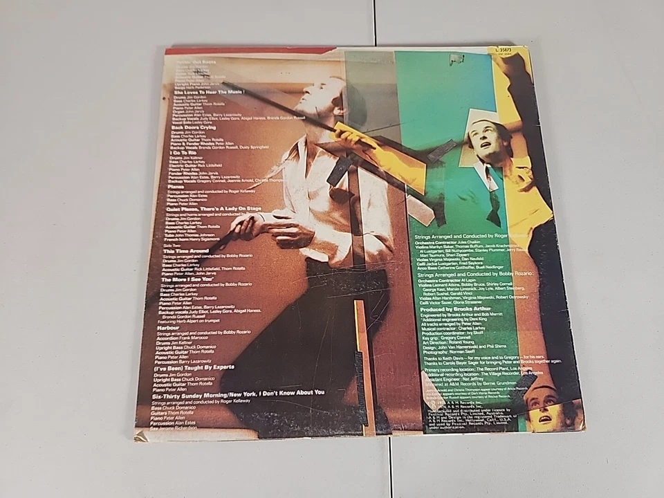 PETER ALLEN - 'Taught By Experts' 1976 ORIGINAL AUS PRESS VINYL LP - Image 2 of 2