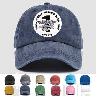 Custom Embroidered Hat Naval Special Warfare Group 1 Detachment 219, Veteran Cap
