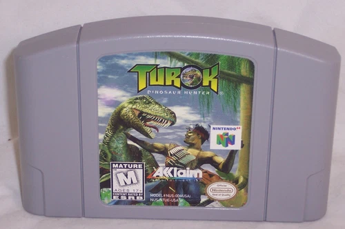 Turok: Dinosaur Hunter Nintendo 64 Cartridge & Case Tested Excellent
