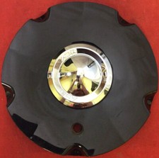One Used Adr Gloss Black Chrome Wheel Center Cap Part 133 133-4 10291