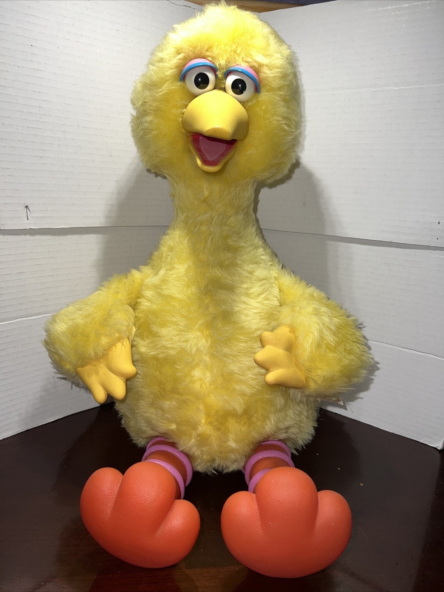 Vintage 1990 Tyco Big Bird Story Magic Animated Plush Toy With