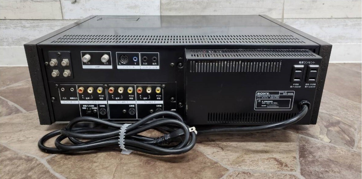 SONY EDV-9000 ED Beta Deck Video Cassette Recorder For parts not