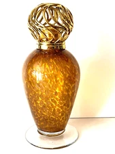 Hand blown Glass  Defuzer Fragrances Oil Lamp 8 in